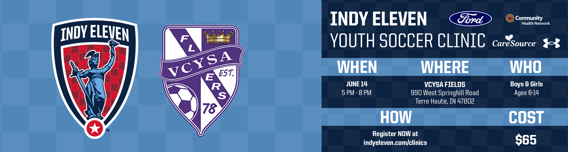 Indy 11 - VCYSA June Soccer Clinic